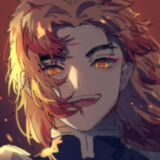 😄 emoji 煉獄 杏寿郎 Telegram sticker 6 of 98