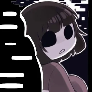 😮 emoji Core!Frisk Telegram sticker 22 of 64