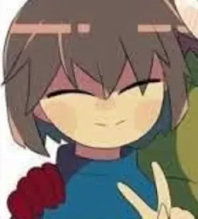 ✌️ emoji SS!Frisk Telegram sticker 23 of 112