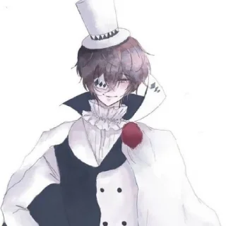 🖤 emoji Dazai Osamu Telegram sticker 10 of 50