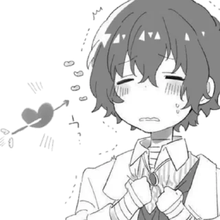 🥰 emoji dazai osamu. @dazosamu Telegram sticker 17 of 120