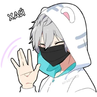 Sticker from Тихий-кун 2 @nyasticks