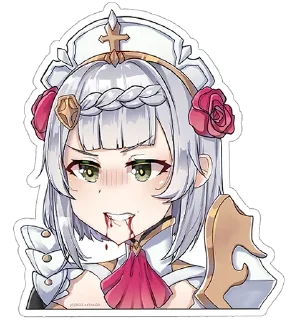 😤 emoji Genshin Impact Telegram sticker 8 of 40