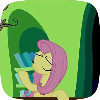 🌟 emoji Fluttershy : by RAT(Полиночка) Telegram sticker 20 of 52
