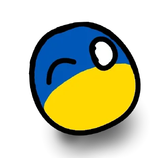 😉 emoji Countryballs Telegram sticker 15 of 29