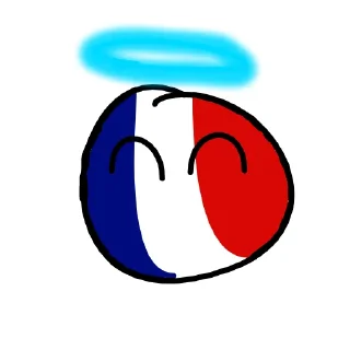 😇 emoji Countryballs Telegram sticker 12 of 29