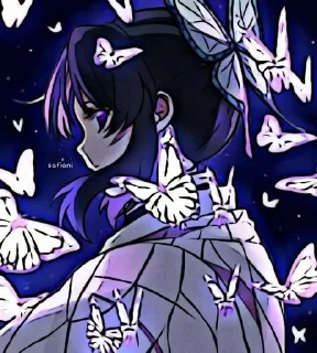 💜 emoji Шинобу [ @Harumixx ] Telegram sticker 20 of 34
