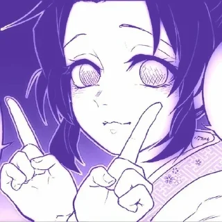 💜 emoji Шинобу [ @Harumixx ] Telegram sticker 17 of 34