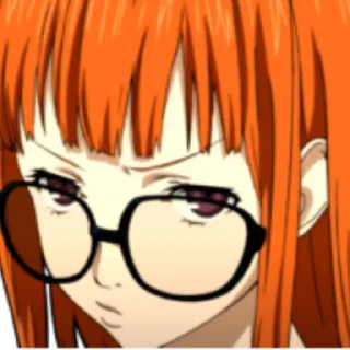 😒 emoji Футаба супермаси Telegram sticker 24 of 26