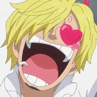 ❤ emoji Санджи Telegram sticker 6 of 68