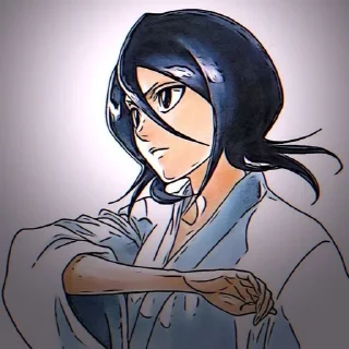 🌟 emoji Рукия Кучики Telegram sticker 13 of 30