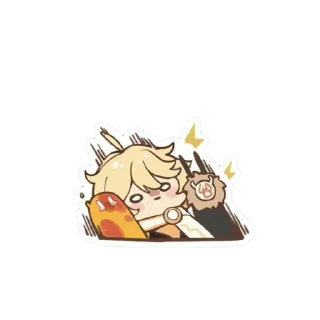 😇 emoji Genshin impact Telegram sticker 10 of 17