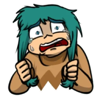 😭 emoji 13 карт стикери ༶•┈┈⛧┈♛ Telegram sticker 5 of 24
