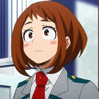 🌟 emoji Урарака Очако Telegram sticker 24 of 25