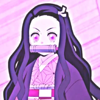 💜 emoji 𝒦𝒶𝓂𝒶𝒹ℴ 𝒩ℯ𝓏𝓊𝓀ℴ Telegram sticker 7 of 21