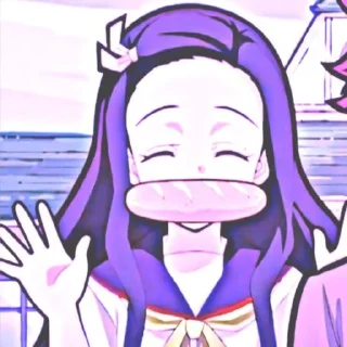 💜 emoji 𝒦𝒶𝓂𝒶𝒹ℴ 𝒩ℯ𝓏𝓊𝓀ℴ Telegram sticker 9 of 21