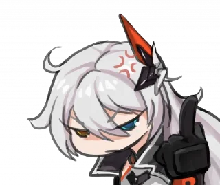 🖕 emoji Honkai Impact 3rd Telegram sticker 10 of 49