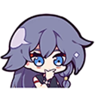 🤔 emoji Honkai Impact 3rd Telegram sticker 10 of 20