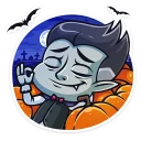👌 emoji Граф Дракула  :: @stickroom Telegram sticker 5 of 40