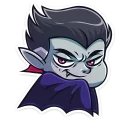 😈 emoji Граф Дракула  :: @stickroom Telegram sticker 2 of 40