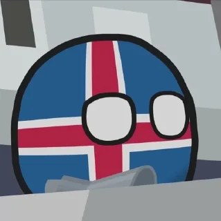 🇮🇸 emoji Countryballs one love🇵🇱 Telegram sticker 8 of 53
