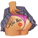 🍑 emoji Gyaru Telegram sticker 11 of 35