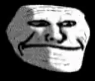 Sticker from Troll face