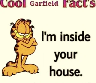 🤭 emoji Garfield Telegram sticker 15 of 48