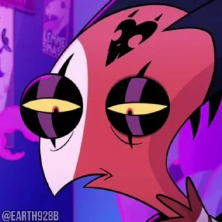 😈 emoji @EARTH928B <- АДСКИЙ БОСС HELLUVA BOSS СТИКЕРЫ Telegram sticker 11 of 30