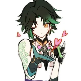 ❤️ emoji Xiao Telegram sticker 4 of 35