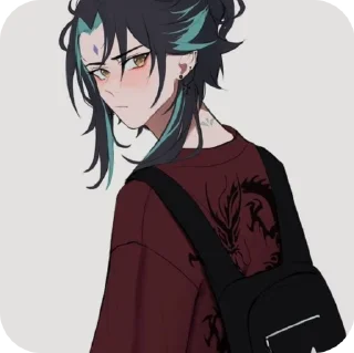 👀 emoji Xiao Telegram sticker 7 of 35