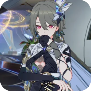 🤨 emoji Honkai bluat Telegram sticker 18 of 19