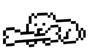 😶 emoji Undertale | Toby Fox Telegram sticker 4 of 10