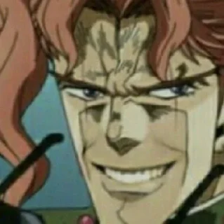 Sticker from Jojo mem face