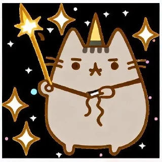 🌟 emoji Pusheen The Cat by diffusion Telegram sticker 5 of 10