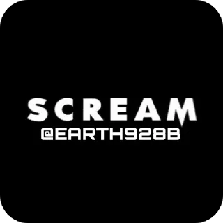 Sticker from Scream • @Earth928B