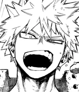 🤬 emoji Bakugo--->creator @Izuku_02 Telegram sticker 8 of 44