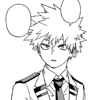 😨 emoji Bakugo--->creator @Izuku_02 Telegram sticker 12 of 44