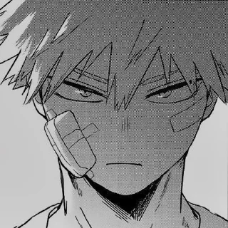 😞 emoji Bakugo--->creator @Izuku_02 Telegram sticker 10 of 44