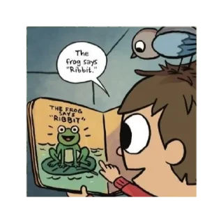 🐸 emoji Over the garden wall Telegram sticker 12 of 36