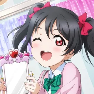 🎀 emoji Nico Yazawa @kiwiys Telegram sticker 12 of 120