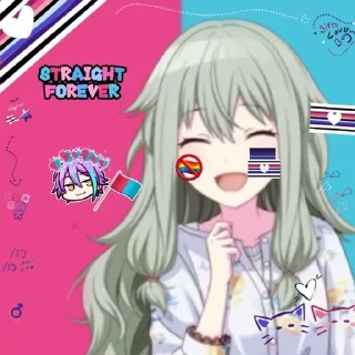 🌟 emoji Права гамафобам!!!🏳️‍🌈🏳️‍🌈🏳️‍🌈 Telegram sticker 17 of 120
