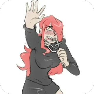 🫥 emoji parasoul. Telegram sticker 21 of 23