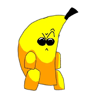 🤨 emoji Бананчик🍌🍌🍌 Telegram sticker 17 of 101
