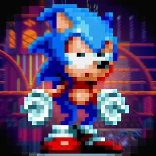 😐 emoji Sonic Mania pack by @sonic_the_hednehog Telegram sticker 16 of 90