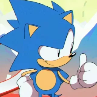 Sticker from Classic Sonic by (@sonic_the_hednehog)