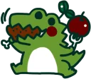 😋 emoji Cro :: @line_stickers Telegram sticker 14 of 40