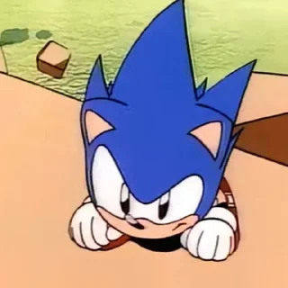 Sticker from Sonic CD by @sonic_the_hednehog