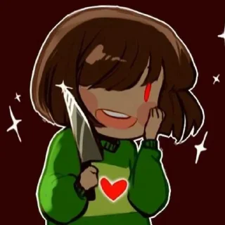 🍫 emoji 𝙘𝙝𝙖𝙧𝙖!! =) :: @stickers_undertale Telegram sticker 16 of 29