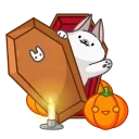 👋 emoji Bunny Vampire Telegram sticker 5 of 20